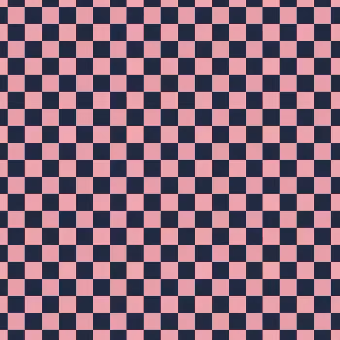 Behang - Traditioneel - Patroon - Blauw - Roze