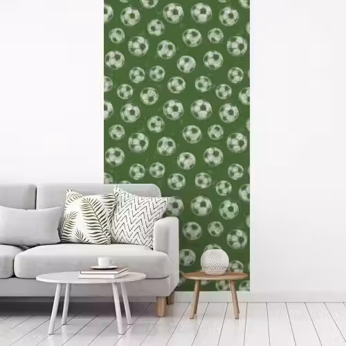 Voetbal - Sport - Groen fotobehang vinyl groot 64 -woonkamer