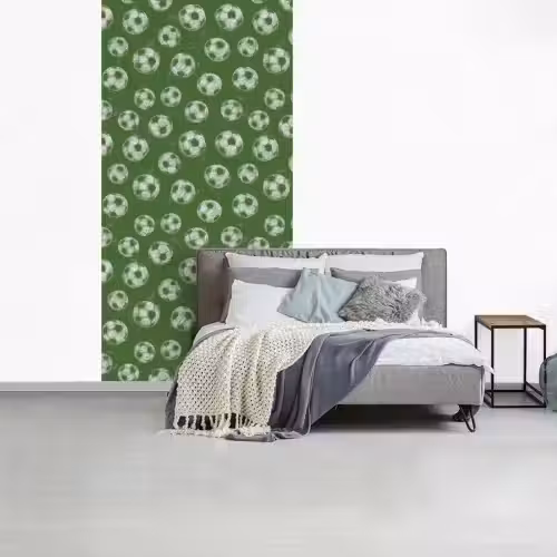 Voetbal - Sport - Groen fotobehang vinyl groot 64 -slaapkamer
