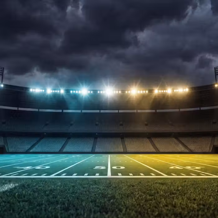 Behang - Voetbal - Stadion - Nacht - Modern
