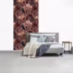 Vogels - Bladeren - Roze fotobehang vinyl groot 64 -slaapkamer