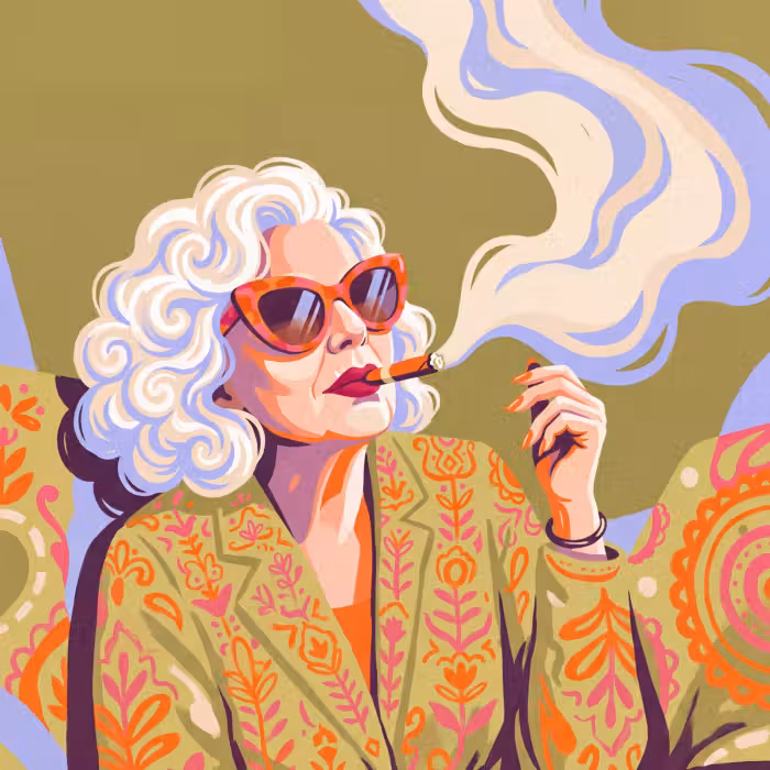 Behang - Vrouw - Zonnebril - Portret - Modern - Kleurrijk
