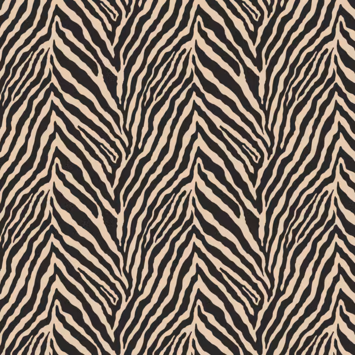 Behang - Zebra - Klassiek - Zwart
