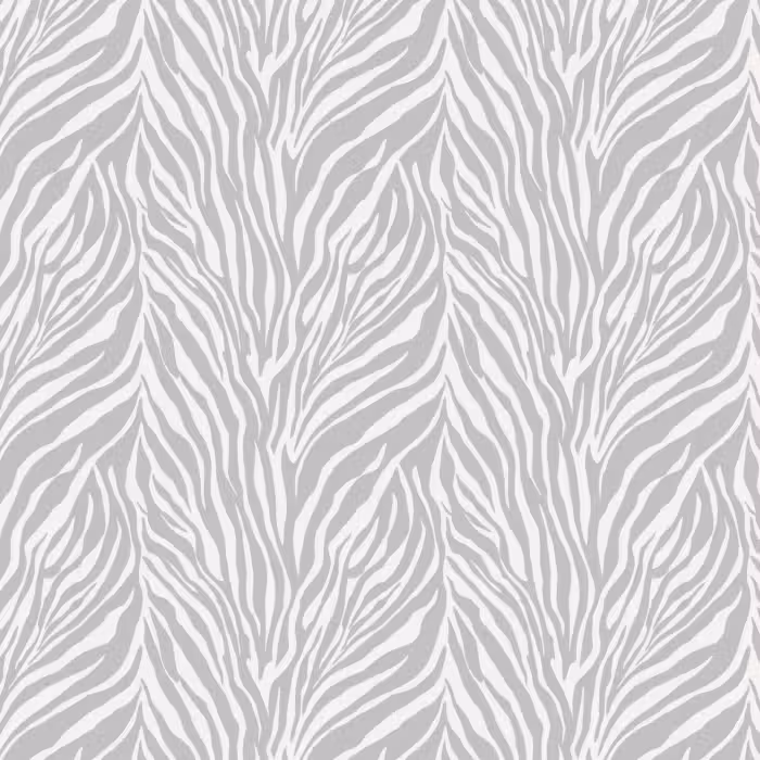Behang - Zebra - Motief - Grijs
