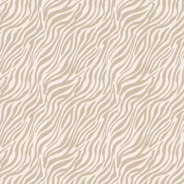 Behang - Zebra - Patroon - Beige