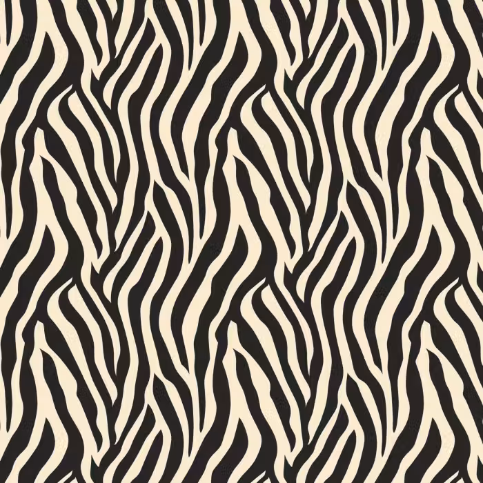 Behang - Zebra - Print - Klassiek - Zwart