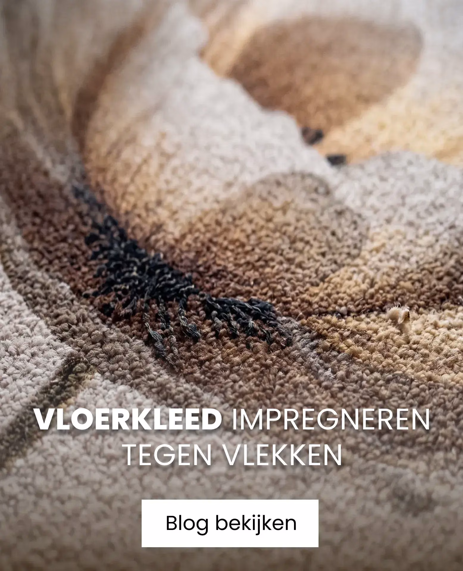 close-up van een vloerkleed