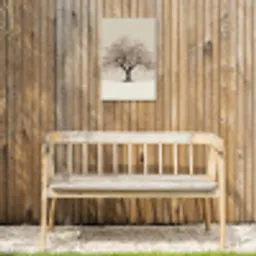 Lichtboom - Winter - Kerst - Meerkleurig Tuinposter op houten frame 2 cm dik klein -sfeer4