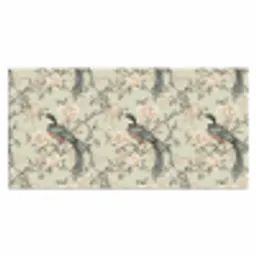 Bloem - Vogel - Kleurrijk Muismat XXL klein 681 -3d_leeg