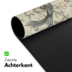 Bloem - Vogel - Kleurrijk Muismat XXL klein 681 -sfeer2