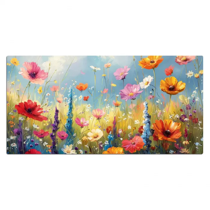 Bloemen - Natuur - Botanisch - Kunst Muismat XXL klein -3d_leeg