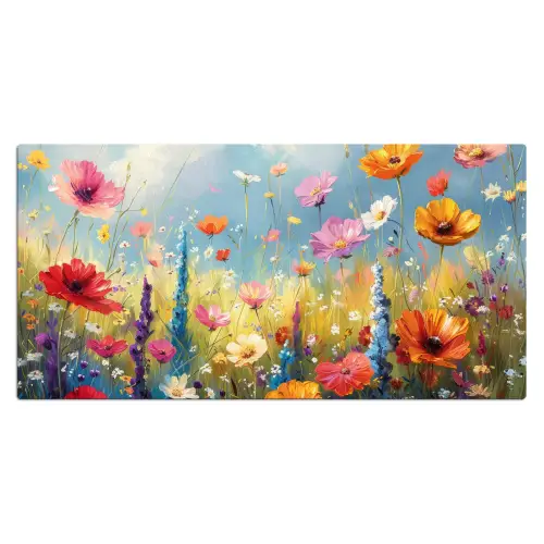 Bloemen - Natuur - Botanisch - Kunst Muismat XXL klein -3d_leeg