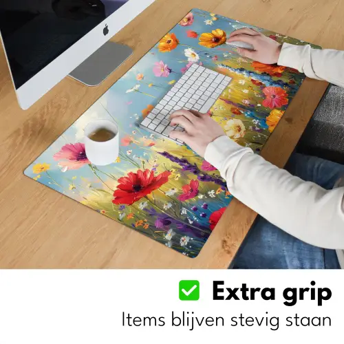 Bloemen - Natuur - Botanisch - Kunst Muismat XXL klein -sfeer3