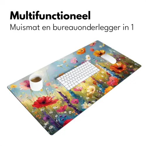 Bloemen - Natuur - Botanisch - Kunst Muismat XXL klein -sfeer4