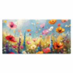 Bloemen - Natuur - Botanisch - Kunst Muismat XXL klein -3d_leeg