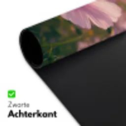 Bloemen - Paars - Wazig Muismat XXL klein -sfeer2