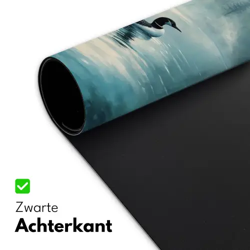 Bos - Water - Eenden - Mistig Muismat XXL klein -sfeer2