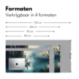 Bos - Water - Eenden - Mistig Muismat XXL klein -sfeer5