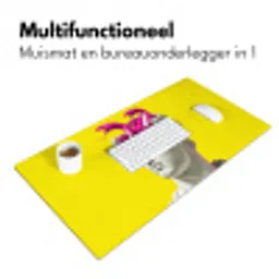 Buste - Slangen - Geel Muismat XXL klein -sfeer4