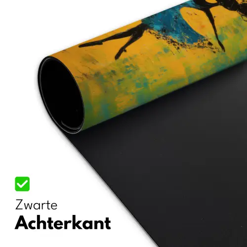 Dansen - Vrouwen - Verfstructuur Muismat XXL klein -sfeer2