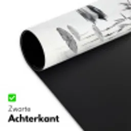 Eenden - Waterlelies - Riet - Zwart Muismat XXL klein -sfeer2