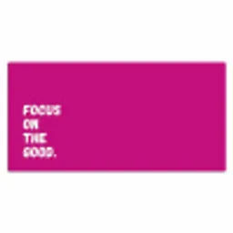 Focus on the good - Roze - Simple Muismat XXL klein -3d_leeg