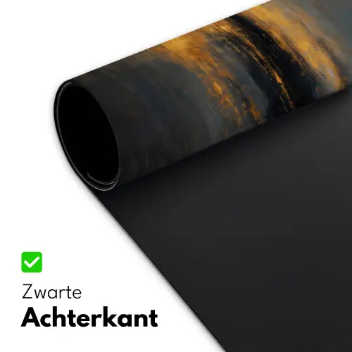 Gouden Reflectie op Water Muismat XXL klein -sfeer2