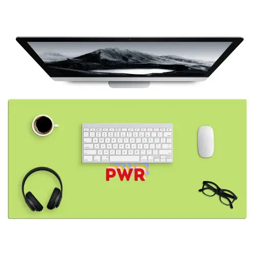 Grl pwr - Groen - Rood - 3D Muismat XXL klein -3d