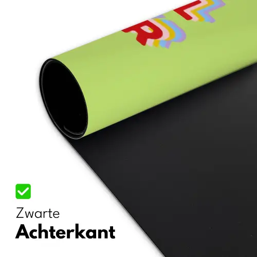 Grl pwr - Groen - Rood - 3D Muismat XXL klein -sfeer2