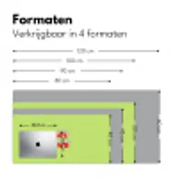 Grl pwr - Groen - Rood - 3D Muismat XXL klein -sfeer5