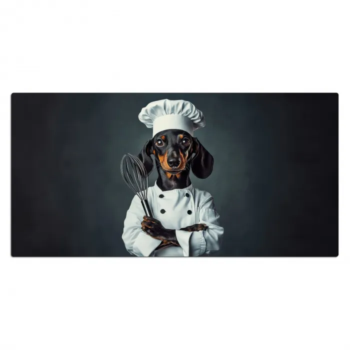 Hond - Garde - Kok Muismat XXL klein -3d_leeg