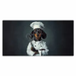 Hond - Garde - Kok Muismat XXL klein -3d_leeg
