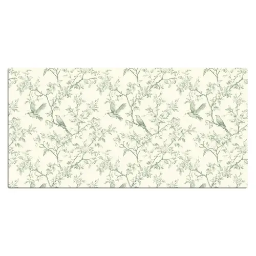 Klassiek - Vogels - Groen Muismat XXL klein 681 -3d_leeg