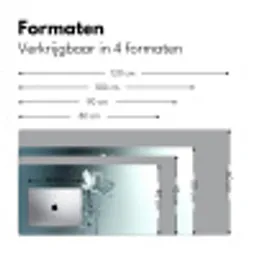 Kristal - Bloemen - Grijs Muismat XXL klein -sfeer5