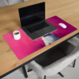Pink - Hond - Bubbel Muismat XXL klein -sfeer1