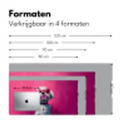 Pink - Hond - Bubbel Muismat XXL klein -sfeer5