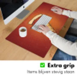 Pizza - Kaas - Rood - Pepperoni Muismat XXL klein -sfeer3