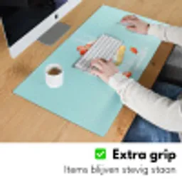 Slagroom - Taart - Blauw - Eten Muismat XXL klein -sfeer3