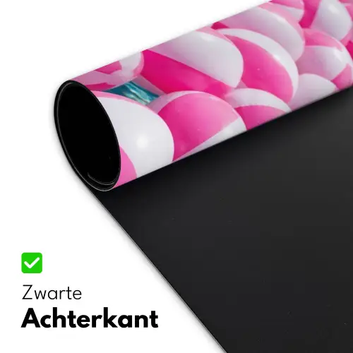 Strandballen - Roze - Water Muismat XXL klein -sfeer2