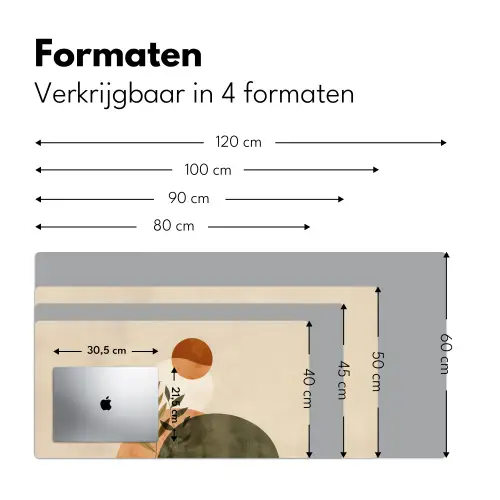 Takken - Vormen - Abstract Muismat XXL klein -sfeer5