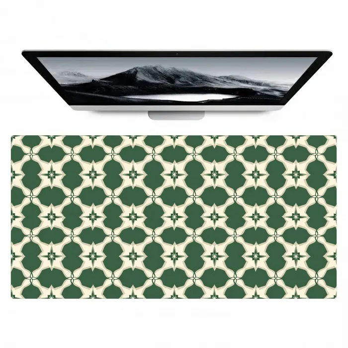 Tegel - Klassiek - Groen Muismat XXL klein 681 -zzz3d