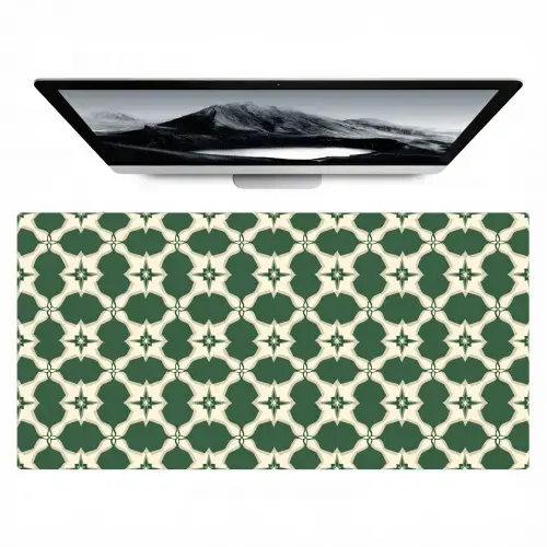 Tegel - Klassiek - Groen Muismat XXL klein 681 -zzz3d