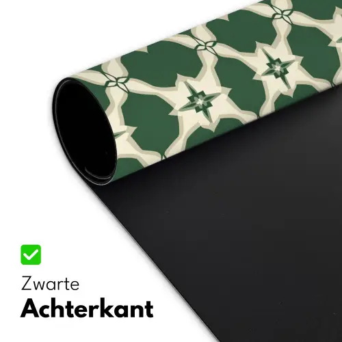 Tegel - Klassiek - Groen Muismat XXL klein 681 -sfeer2