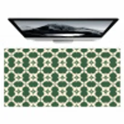 Tegel - Klassiek - Groen Muismat XXL klein 681 -zzz3d