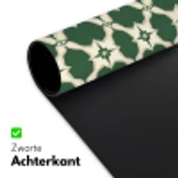 Tegel - Klassiek - Groen Muismat XXL klein 681 -sfeer2
