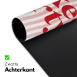 Tekst - Modern - Strepen Muismat XXL klein -sfeer2