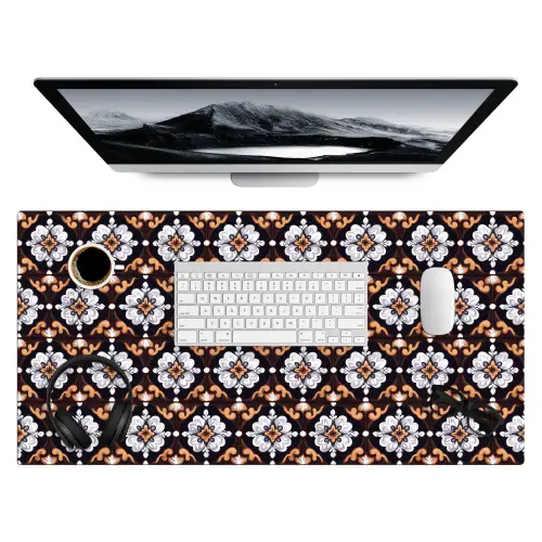 traditioneel - Element - Kleurrijk Muismat XXL klein 681 -3d