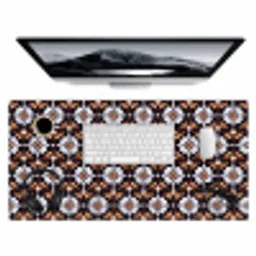traditioneel - Element - Kleurrijk Muismat XXL klein 681 -3d