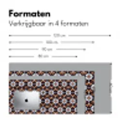 traditioneel - Element - Kleurrijk Muismat XXL klein 681 -sfeer5