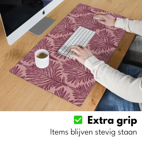 Varen - Patroon - Paars Muismat XXL klein 681 -sfeer3